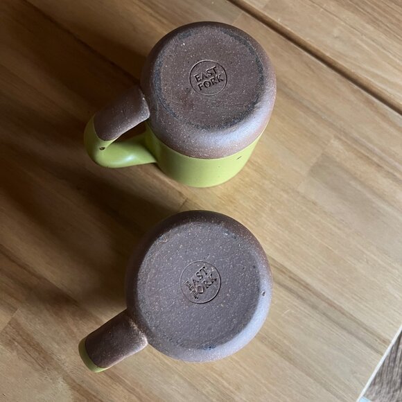 East Fork Pottery The Mug in Celery (set of 2) - Picture 2 of 2
